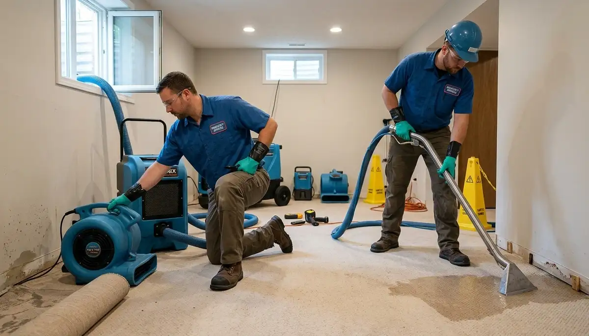 Emergency water removal service in Odessa, TX for fast home water damage cleanup