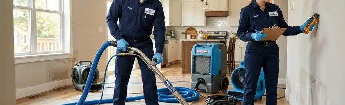 Water damage restoration team in Odessa, TX providing fast home and business cleanup services