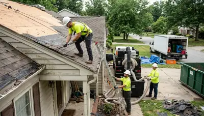 Storm damage restoration team serving Odessa, TX homes after wind, hail, and flash flooding