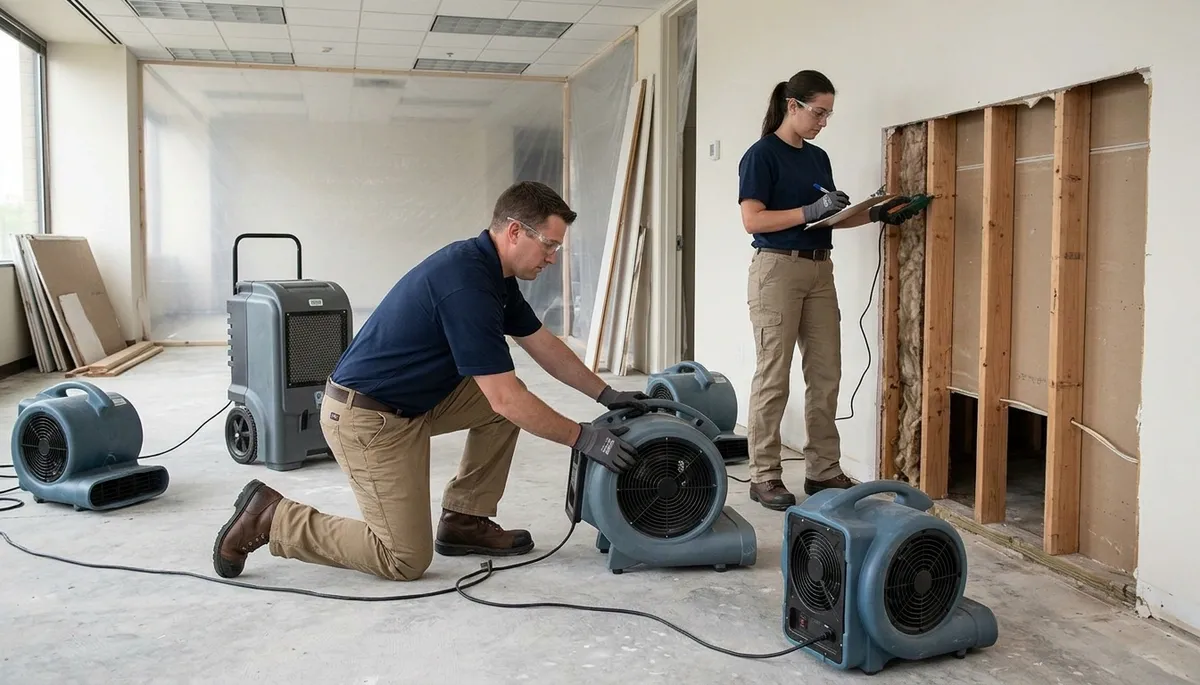 Structural drying equipment in Odessa, TX for water-damaged homes and moisture removal