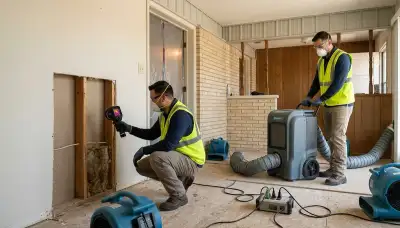 Water damage restoration team in Odessa, TX providing emergency cleanup and repair services