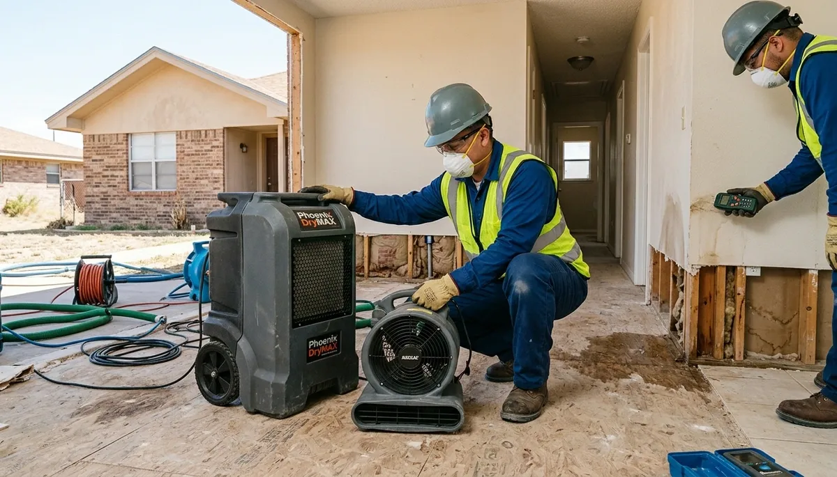 Water damage restoration service in Odessa, TX for homes and businesses