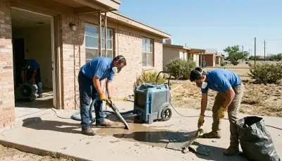 Water damage restoration team serving Odessa, TX for fast cleanup and repair