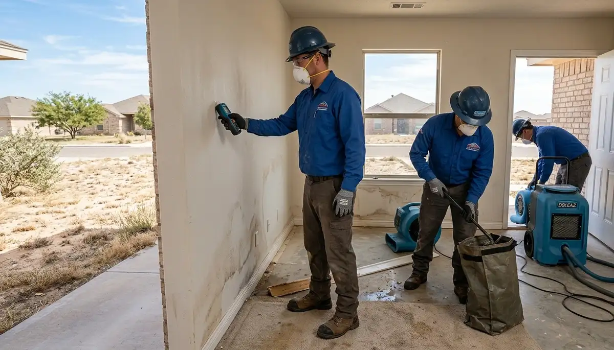 Water damage restoration services in Odessa, TX by local professionals