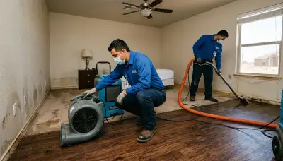Water damage restoration team serving Odessa, TX, for emergency cleanup and repair